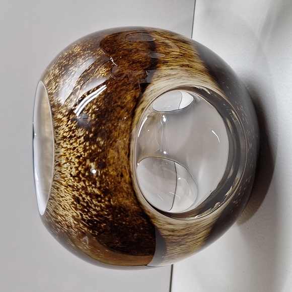 #ADZ Set of 2 Handblown glass vases - Picture 2 of 14